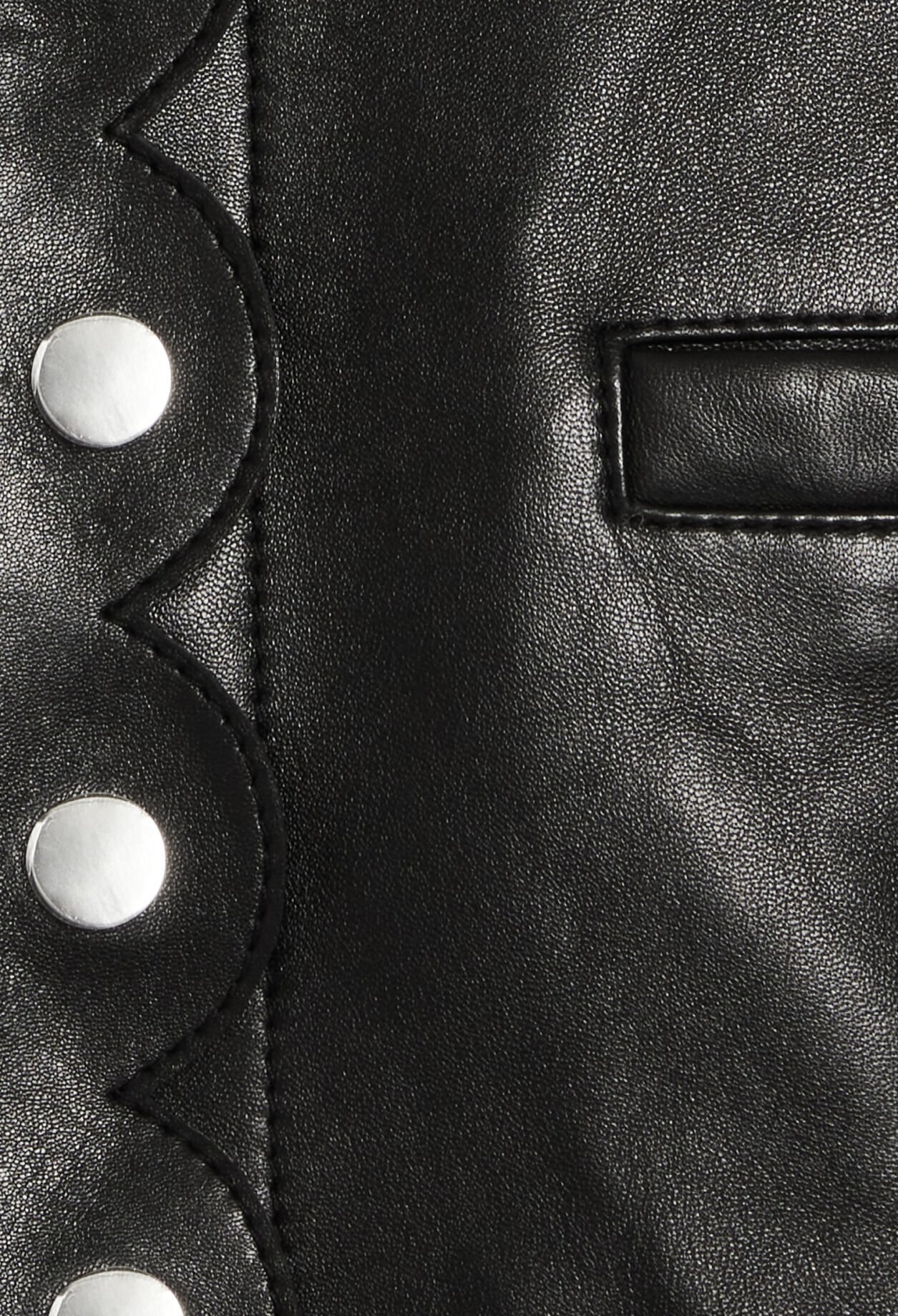 Blouson cuir lisse