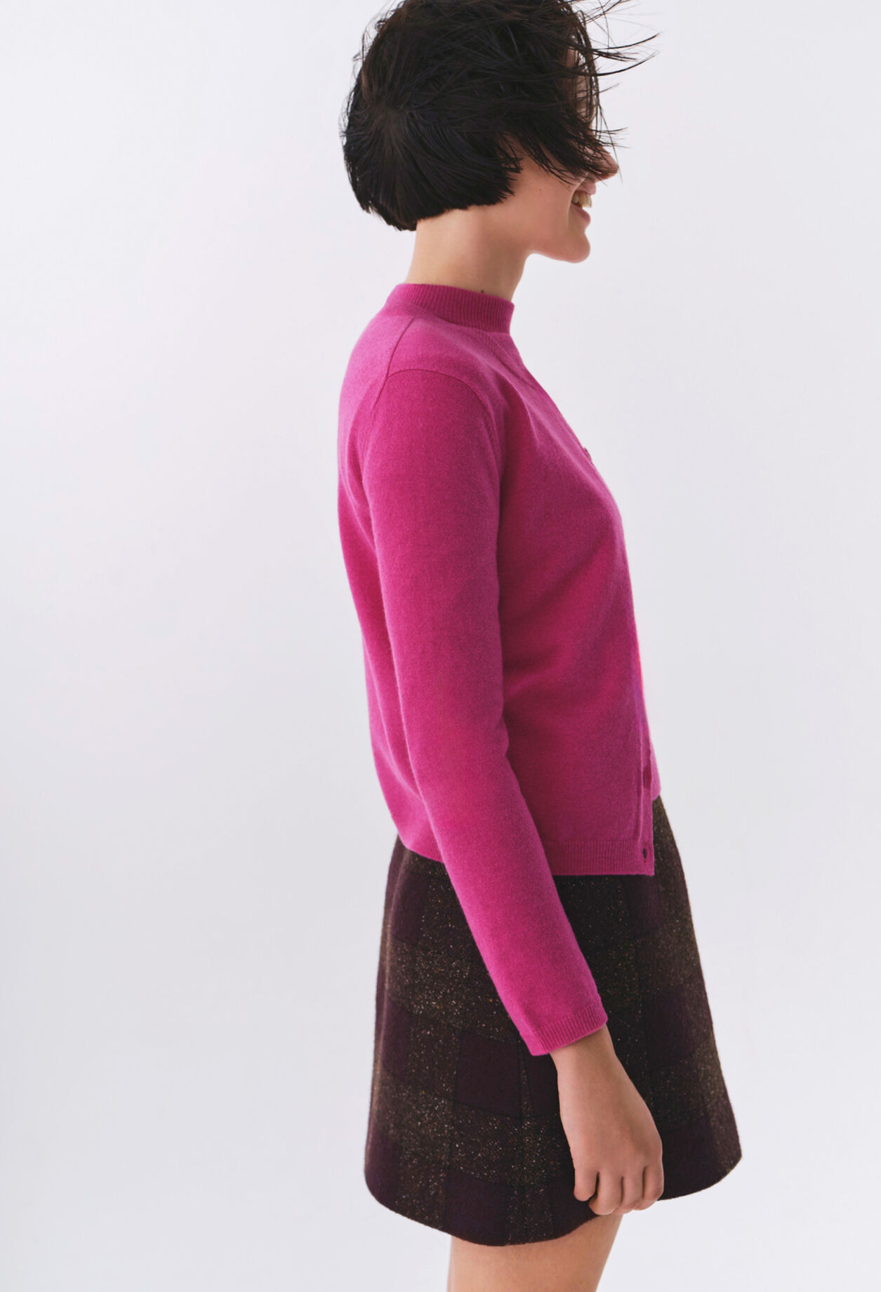 Wool Cardigan w/ CP Embroidery