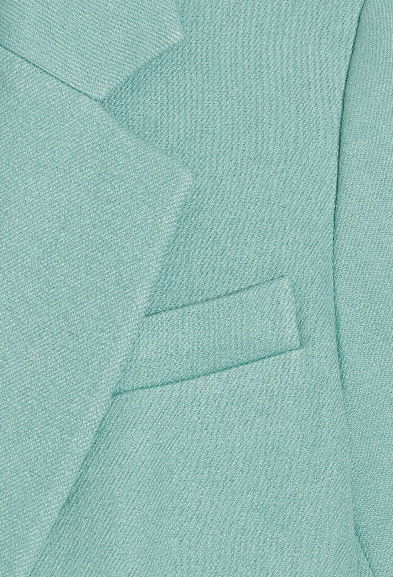 Blazer aus Halbleinen Wassergrün