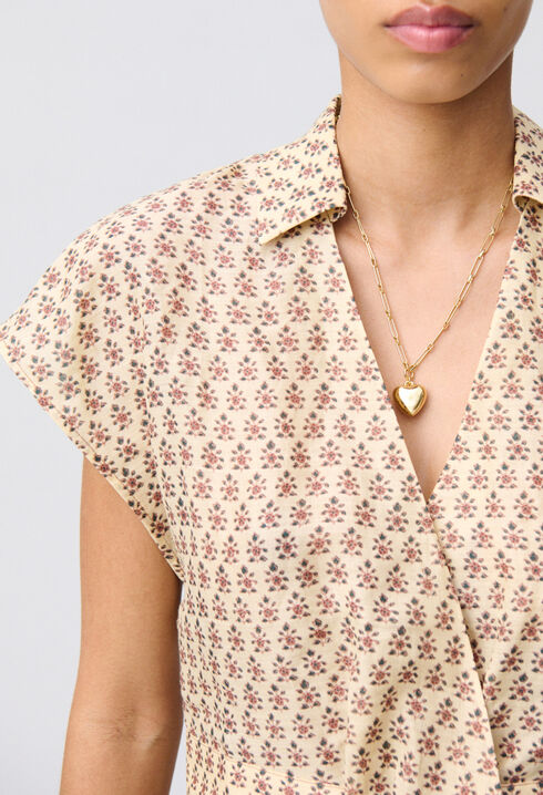 Chemise fluide courte