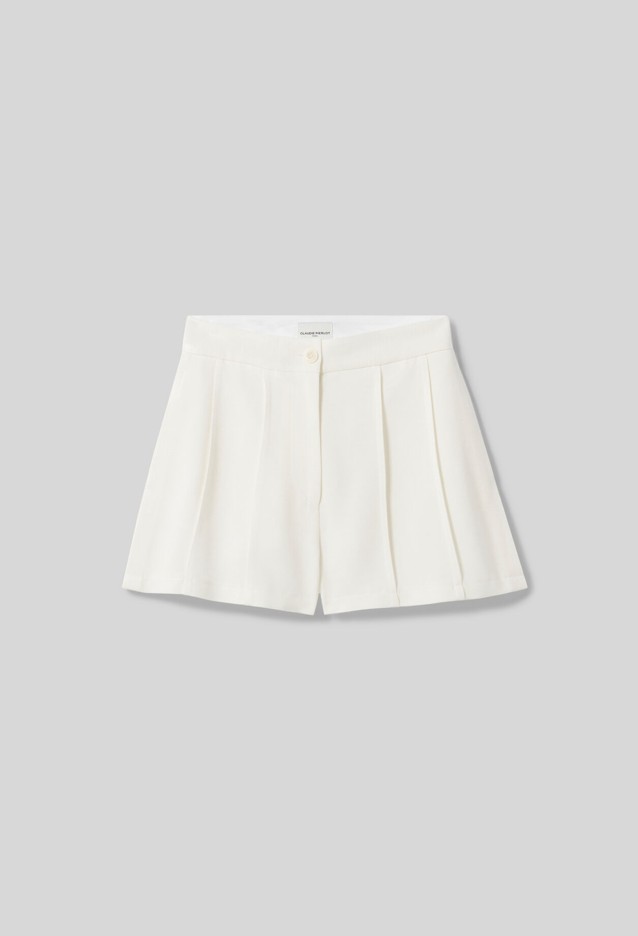 Short surpiqu&eacute; couture