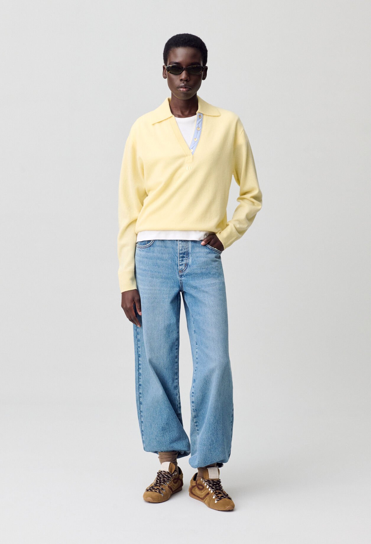 Wool Polo Jumper