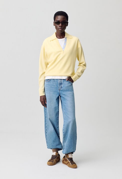 Wool Polo Jumper