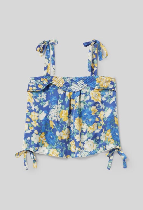 Printed Strappy Top