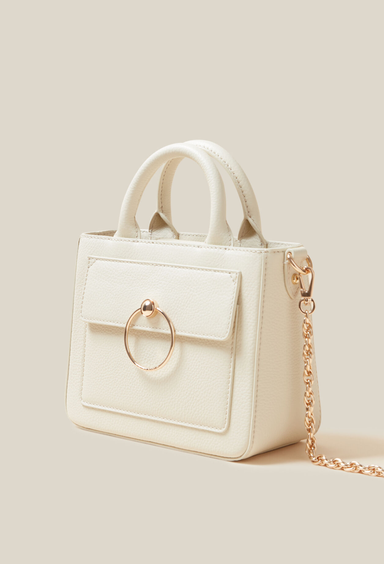 Anouck Tasche genarbtem Leder Kette