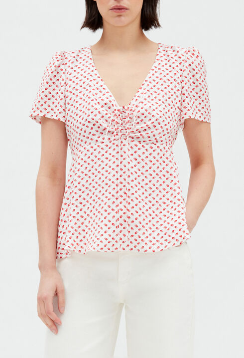 Short-sleeved top