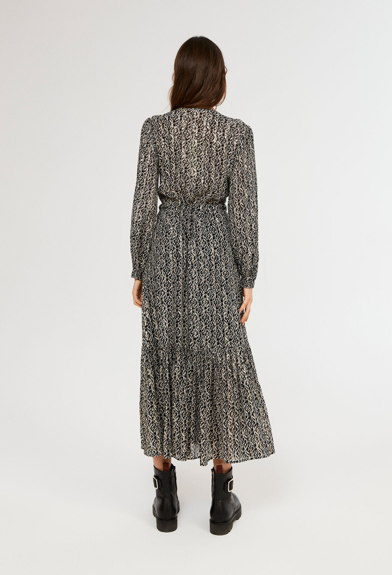 Robe midi imprimée