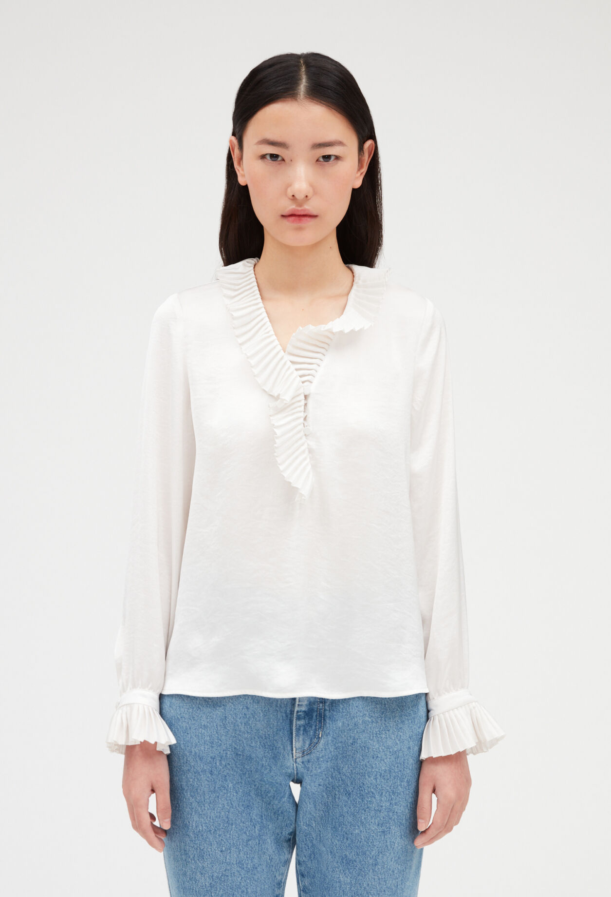Ruffled blouse