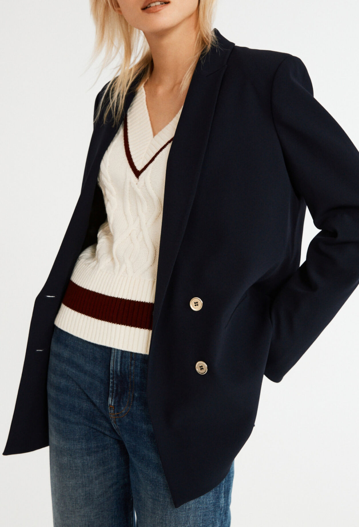 Jacke mit übergroßem Schnitt