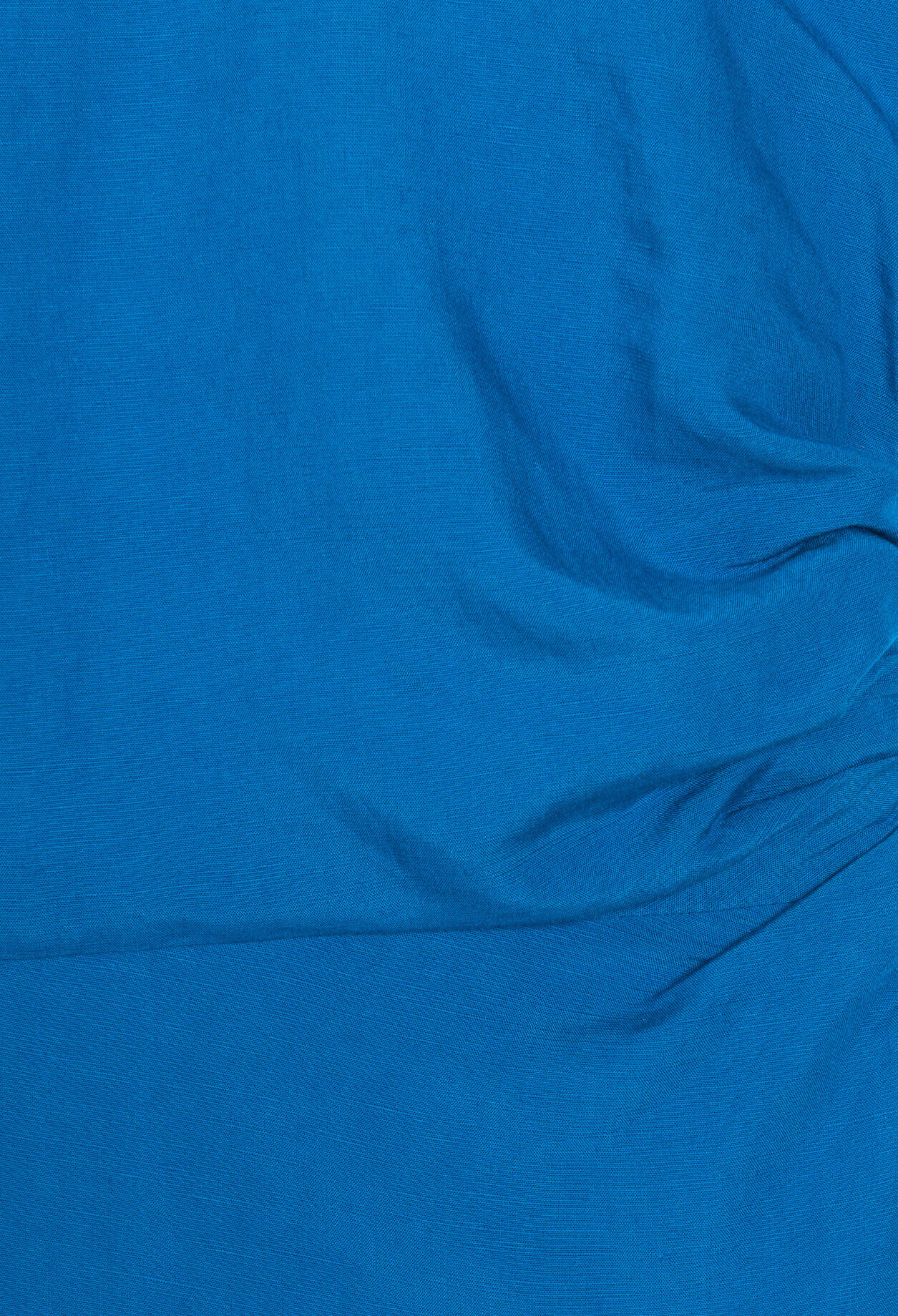 Blue asymmetric midi dress