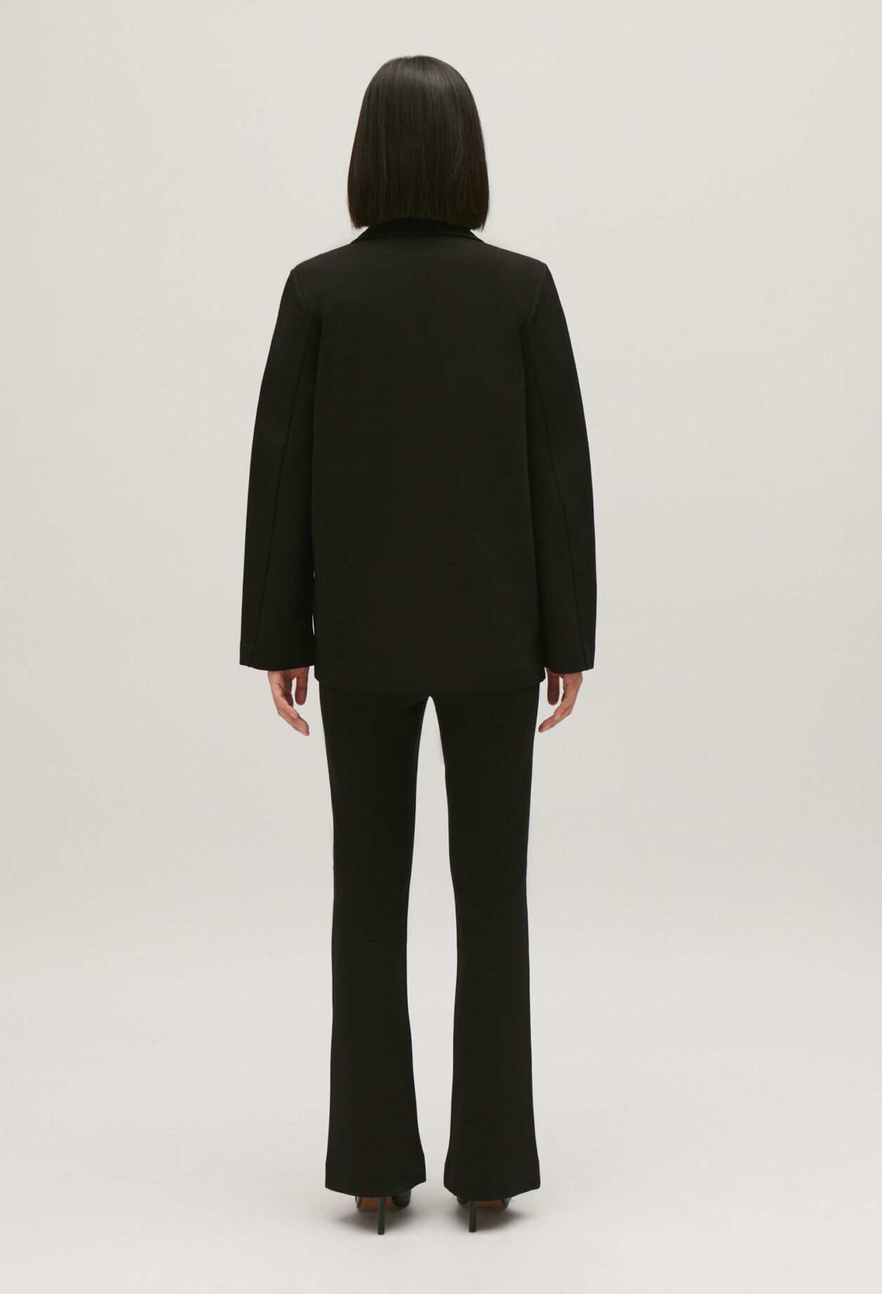 Veste tailleur oversize noir