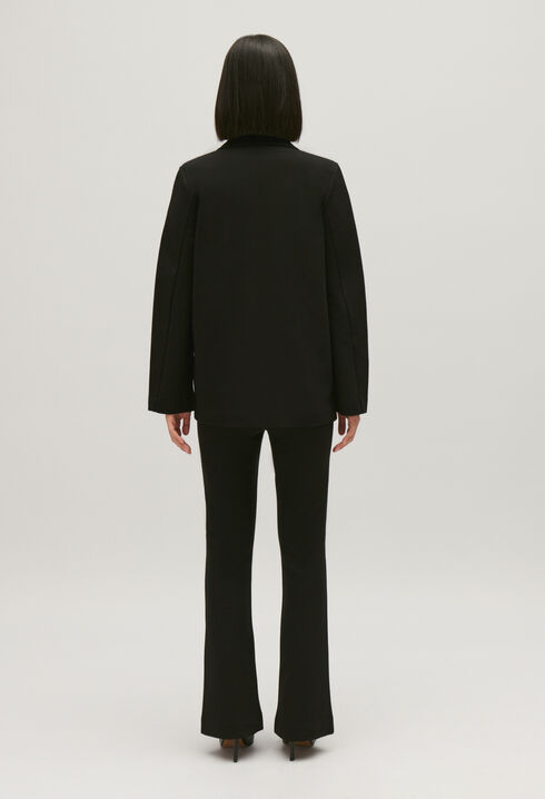 Veste tailleur oversize noir