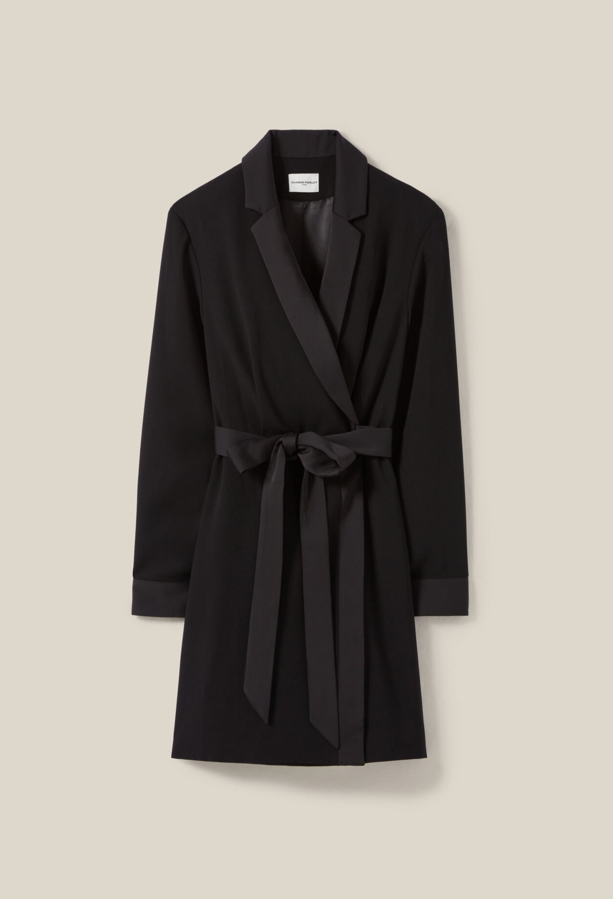 Wickelkleid mit Reverskragen
