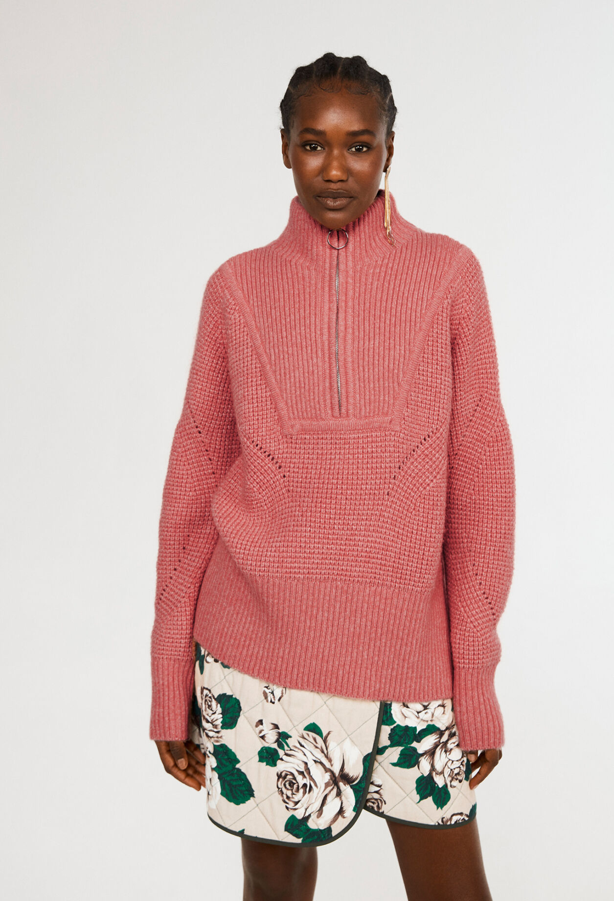 Pullover mit Reißverschluss