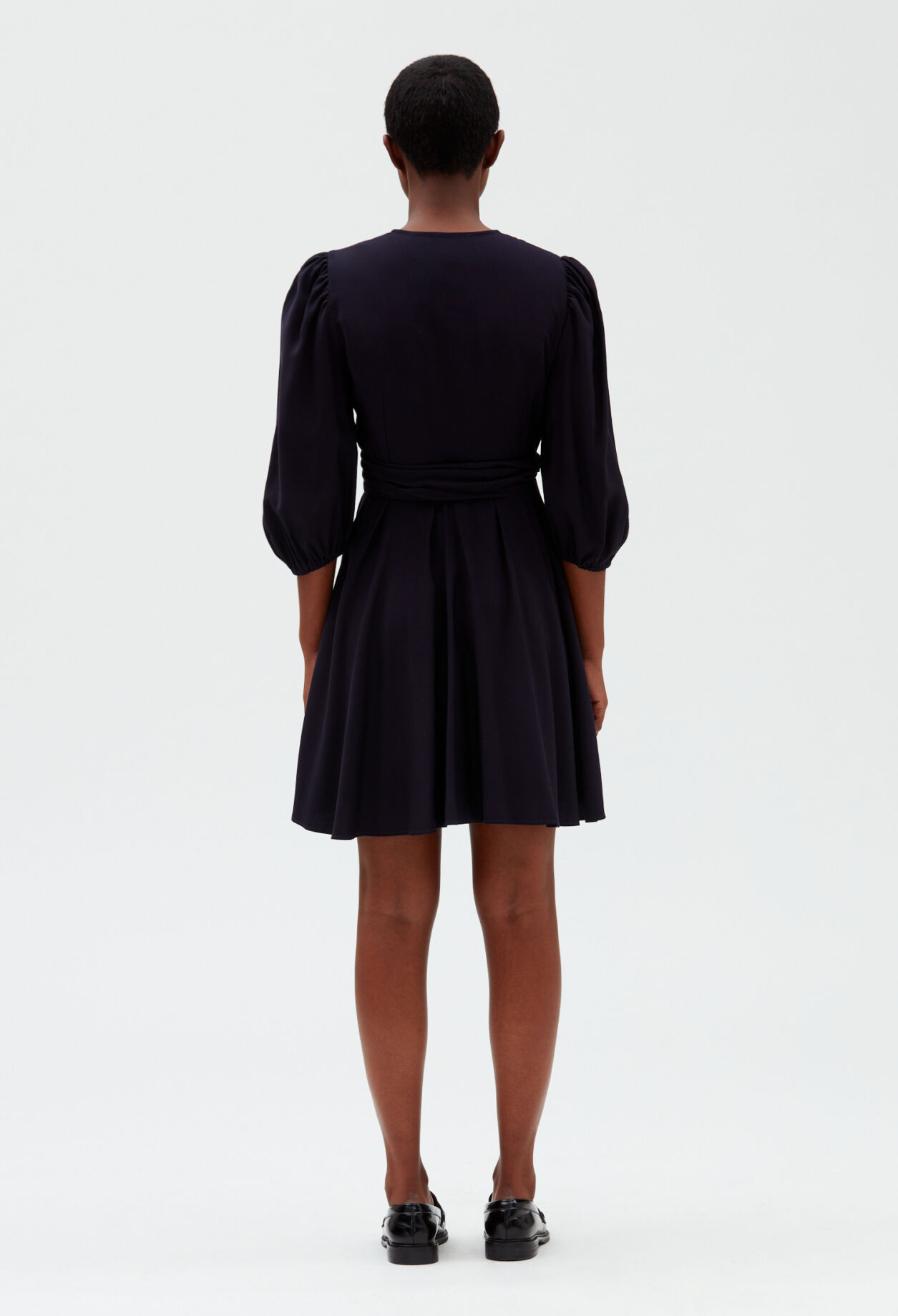 Robe porte-feuille marine