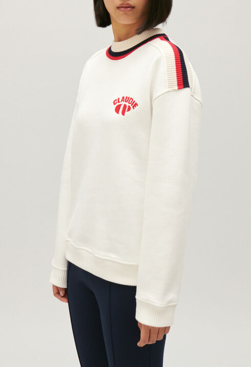Two-tone sweatshirt