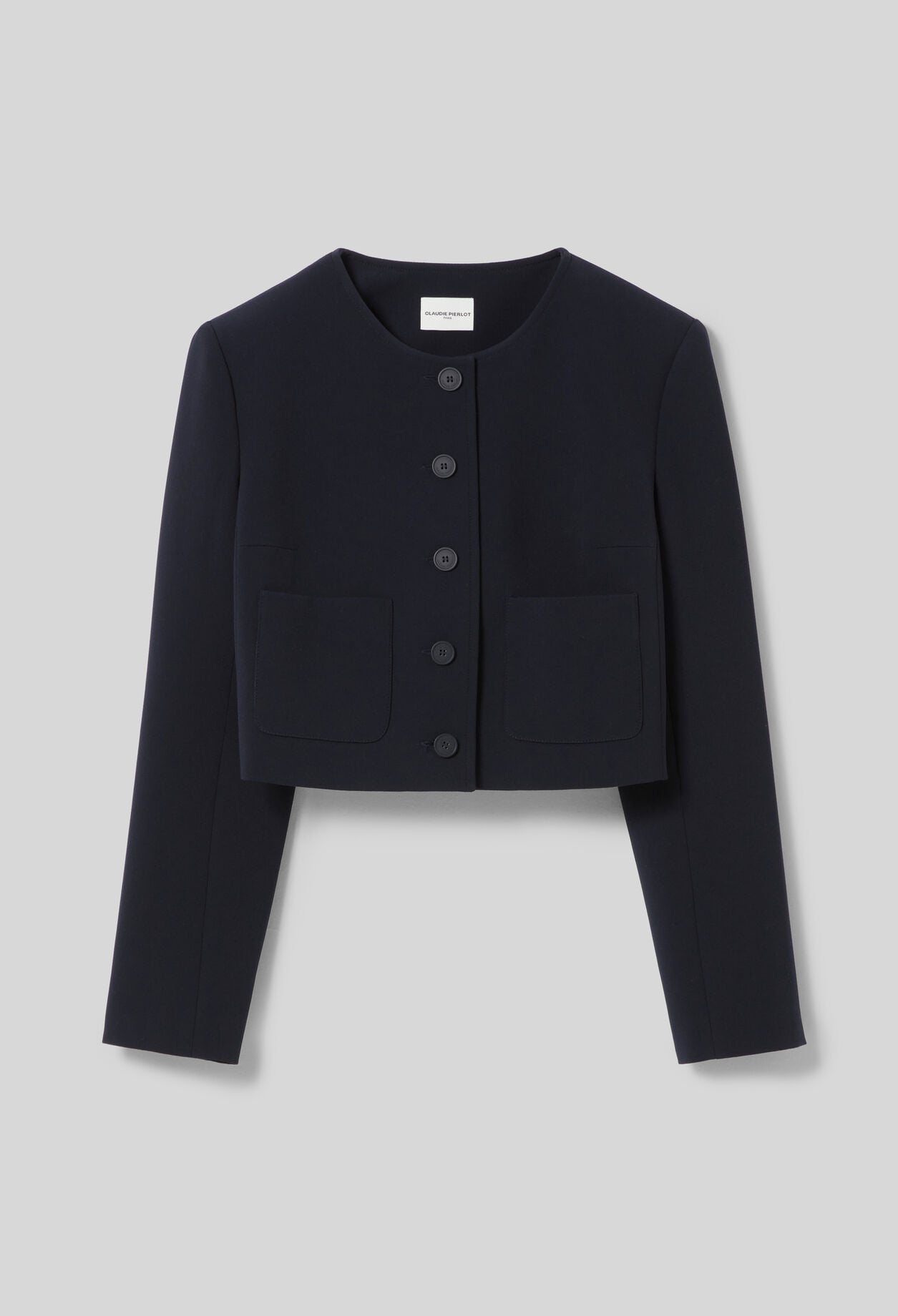 Round neck jacket