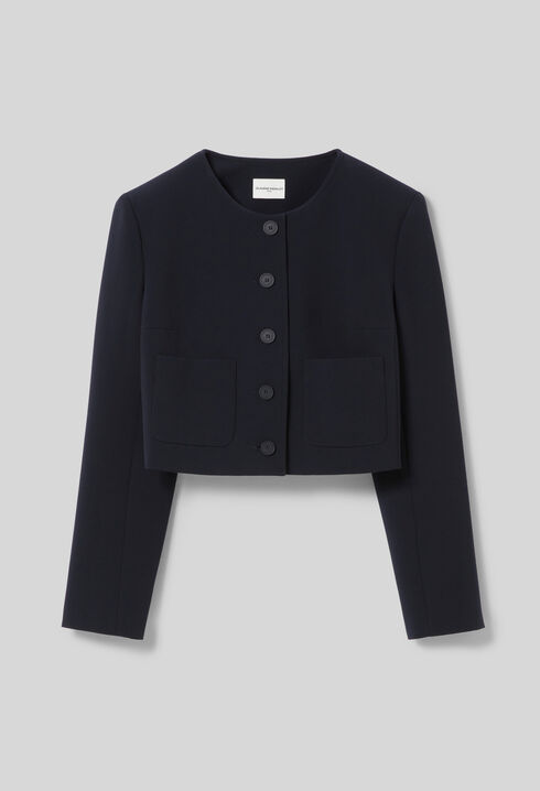Round neck jacket