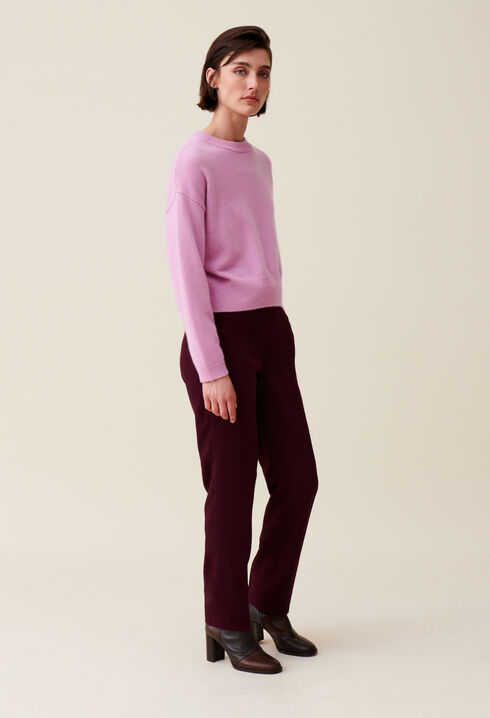 Pull cachemire broderie CP