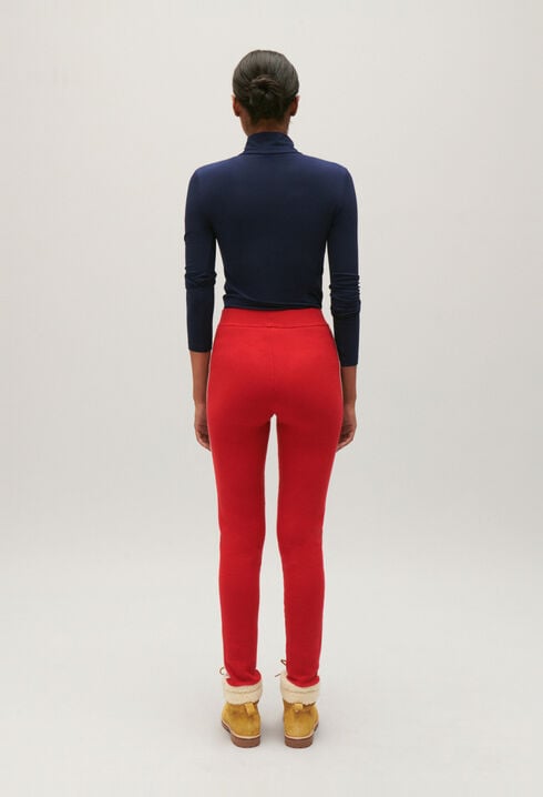 Woven leggings