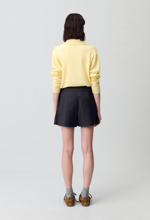 Short large à plis