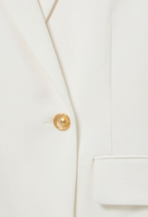 Buttoned blazer