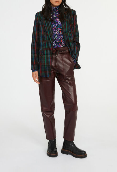 Blazer mit Tartanmuster