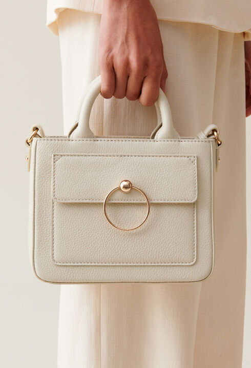Sac Anouck cuir grain&eacute;