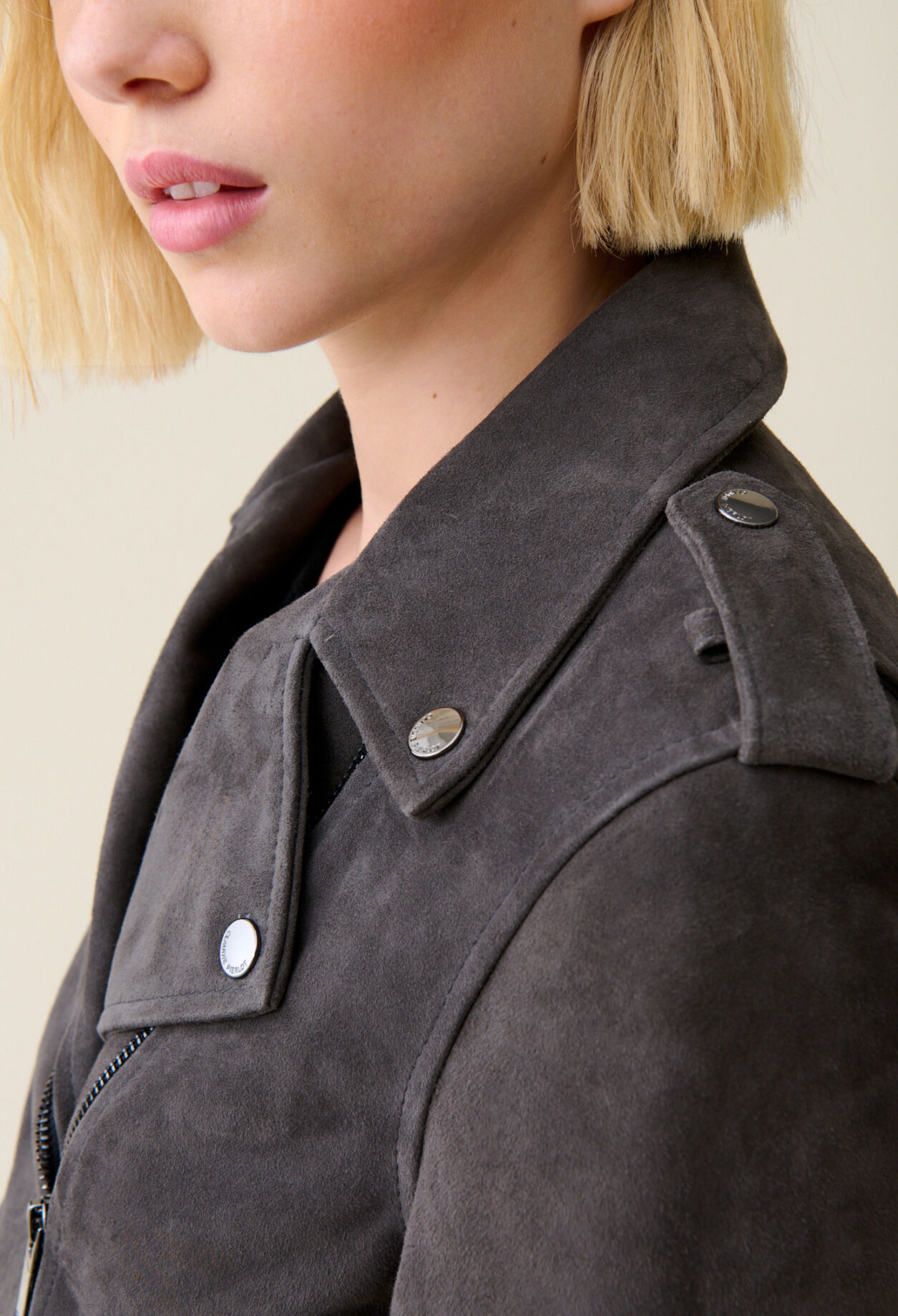 Perfekte Wildlederjacke