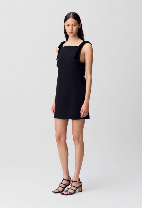 Robe courte velours
