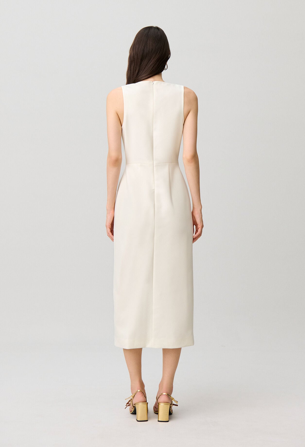 &Auml;rmelloses langes Kleid