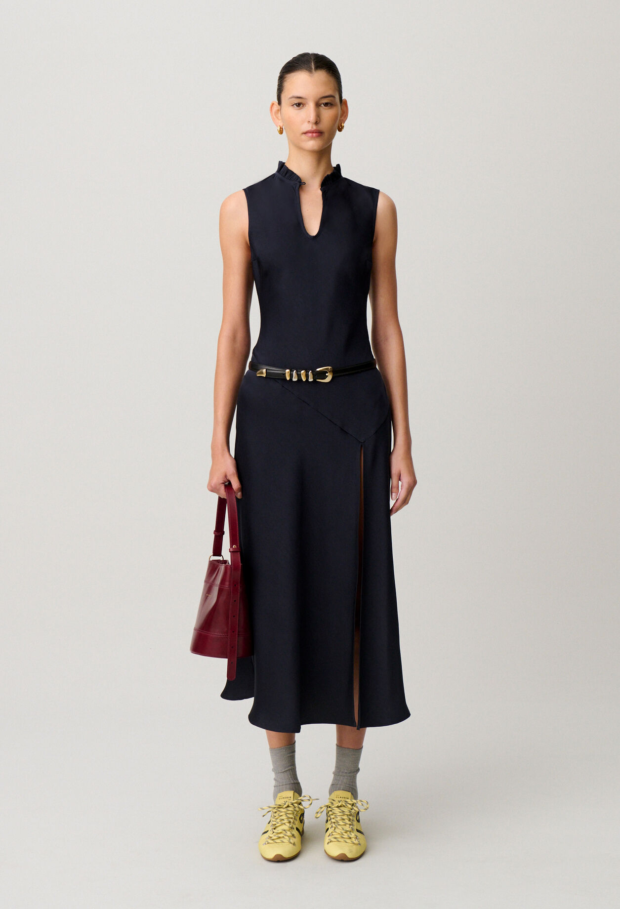 Robe midi fluide