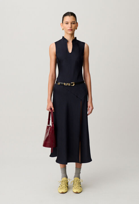 Robe midi fluide