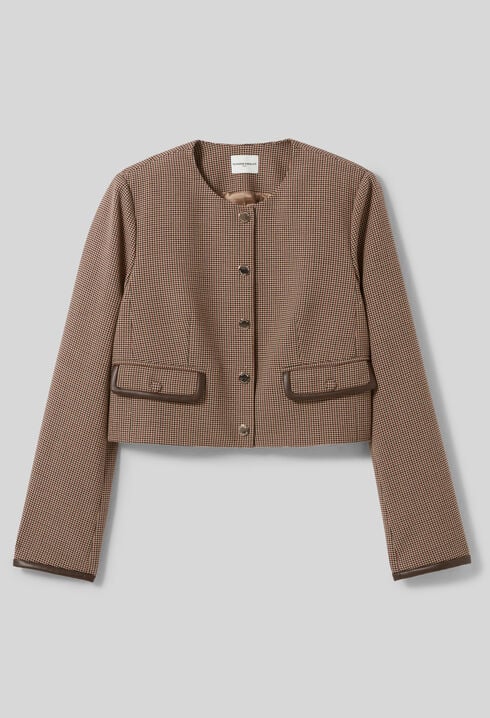 Cropped Boxy Jacket