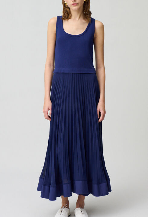 Illusion effect maxi dress