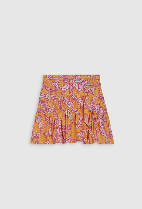 Print miniskirt