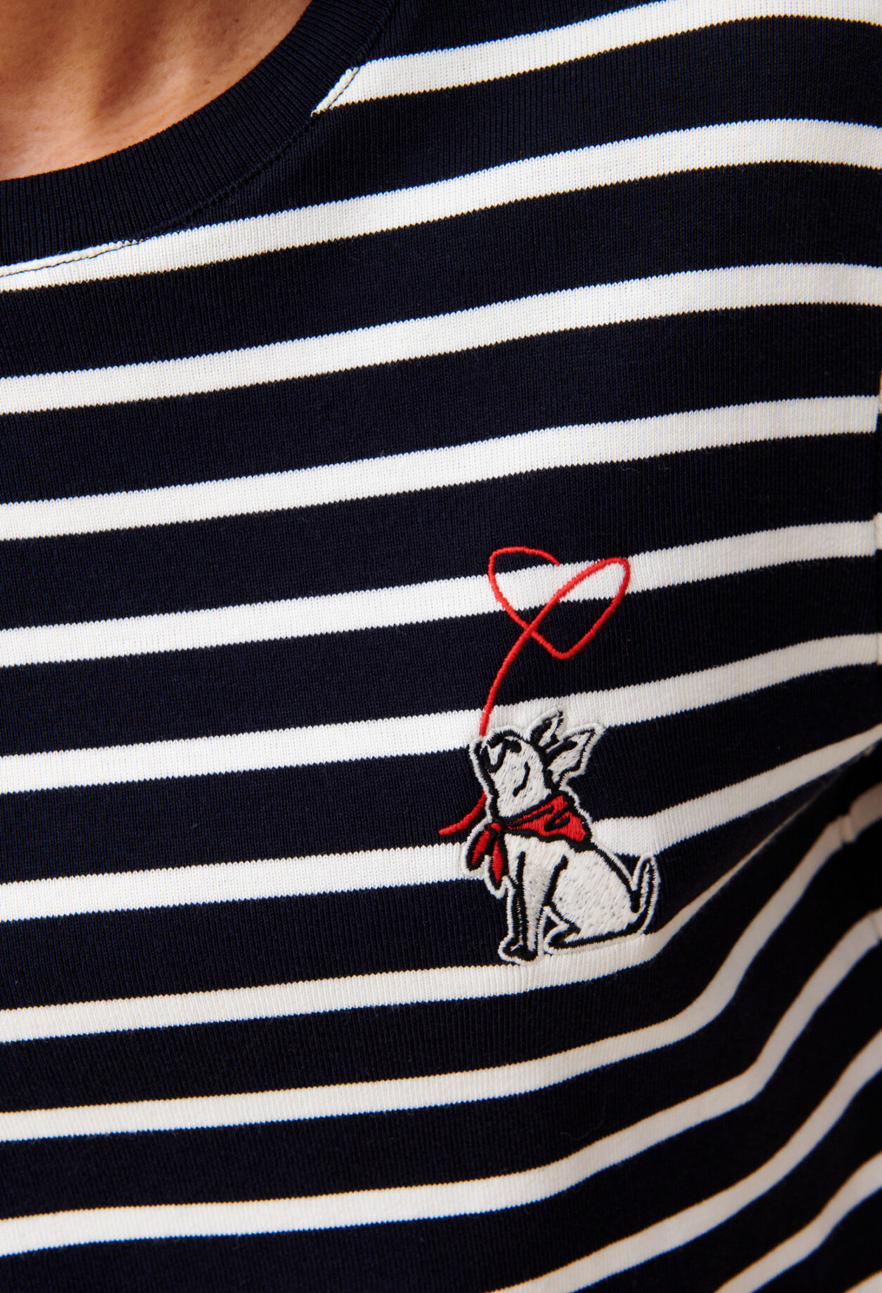 Marini&egrave;re-T-Shirt Stickerei Jean Toto