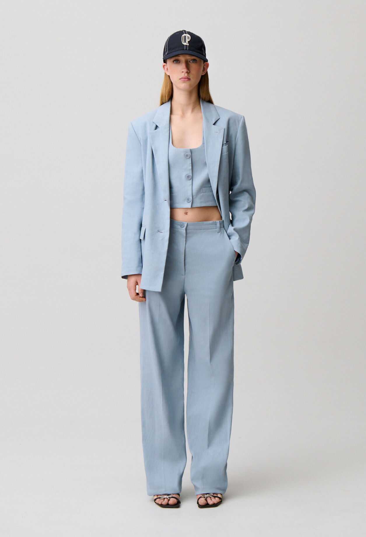Straight trousers
