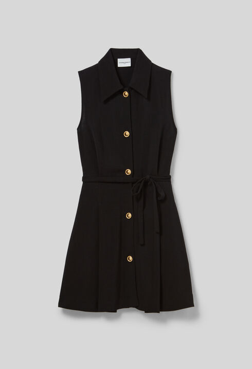 Ärmelloses kurzes Kleid