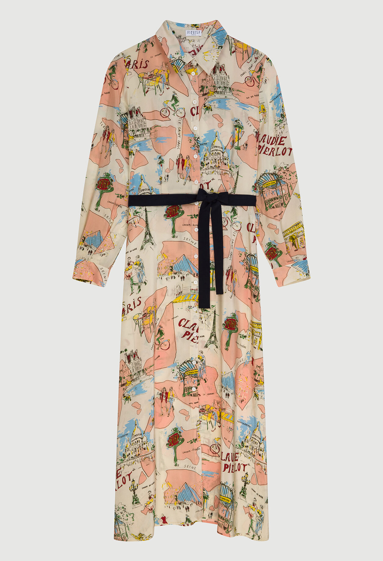 Robe longue boutonnée
