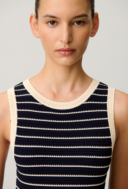 Short striped dress