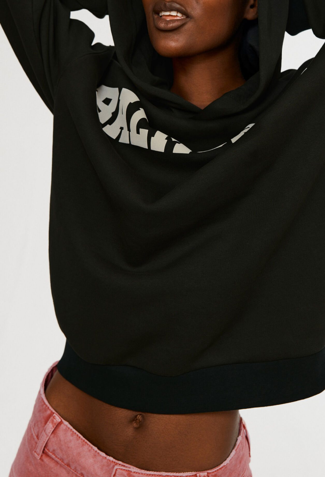 Sweat à capuche à coupe oversize
