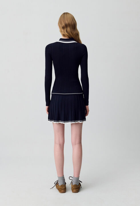 Knitted Shirt Dress