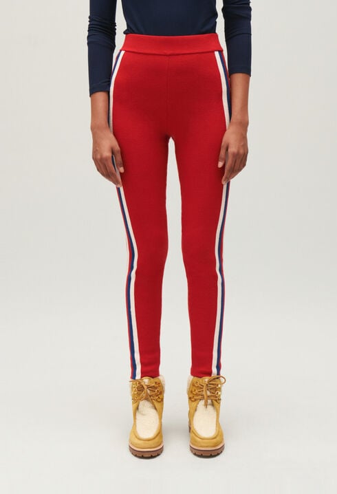 Woven leggings