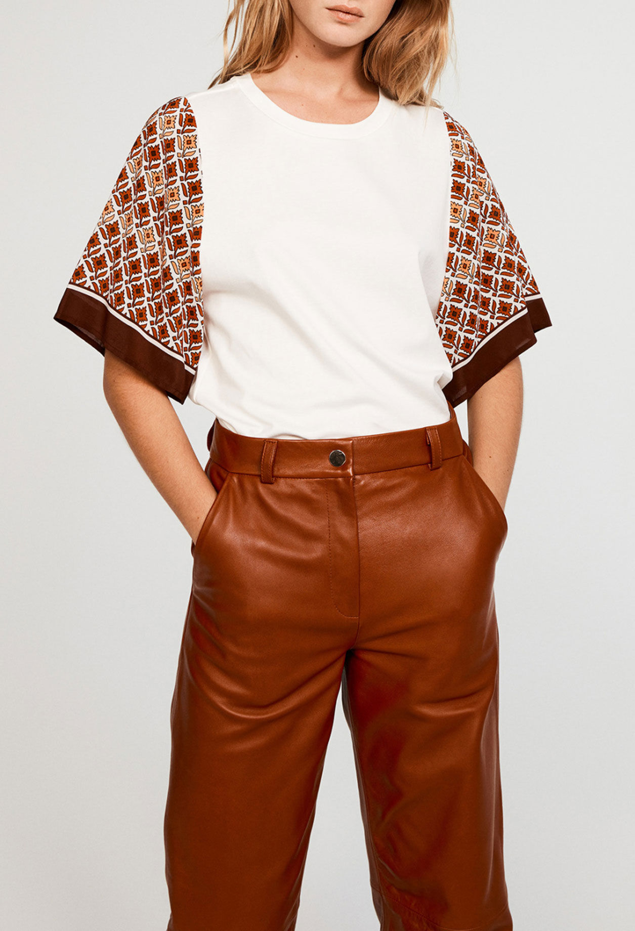 T-shirt bimatière