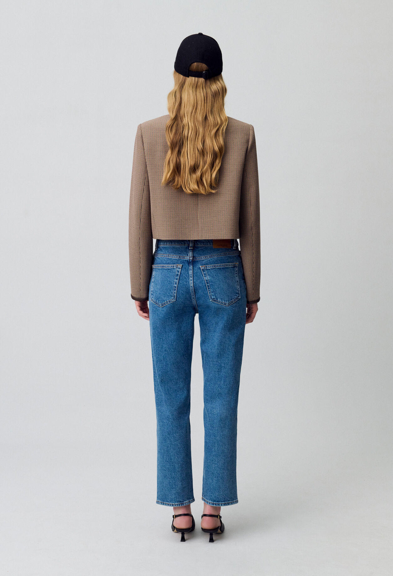 Jeans Toto slim 7/8 blau verwaschen