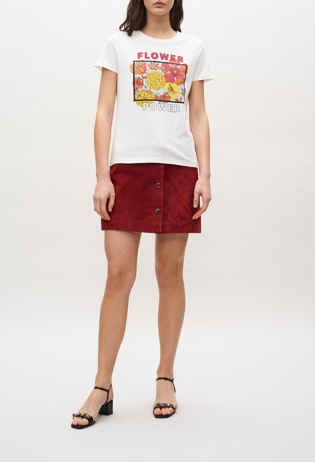 T-shirt à fleurs