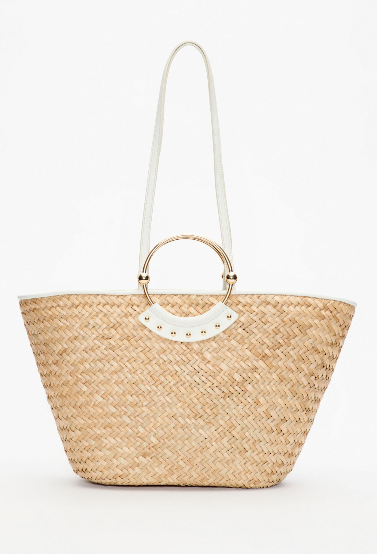 Large straw basket