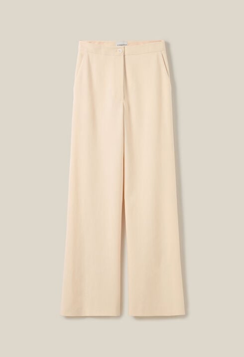Ivory Tailored Trousers