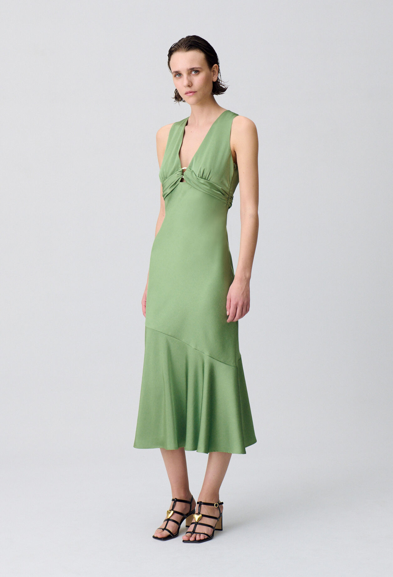 Robe longue fluide